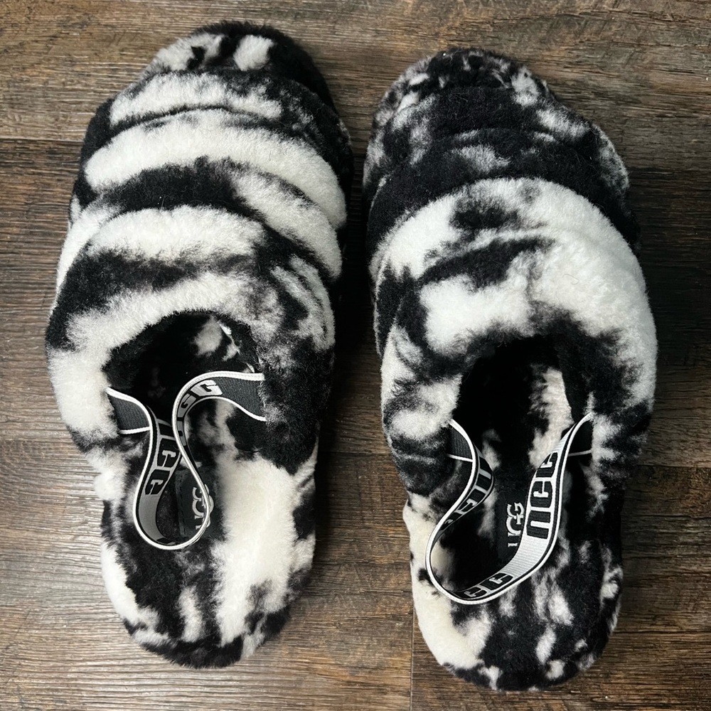 UGG Fluff Yeah Slide Marble